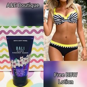 New cute bikini w/free bbw lotion